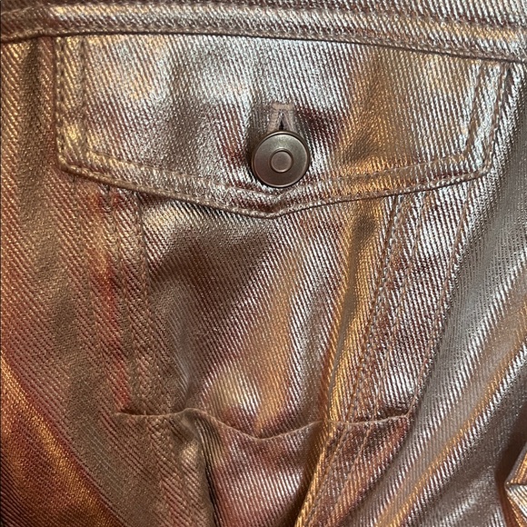 NWOT Peach Love California Metallic Silver Romper - Picture 3 of 10